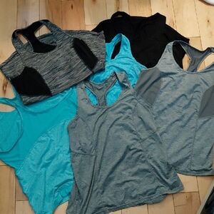 Lot Of 6 Xersion Womens Essential Performance Tank Tops